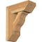 Ekena Millwork Funston Slat Rough Sawn Bracket w/ Offset Brace, Western Red Cedar, 8"W x 20"D x 24"H BKT0806X20X24FST06RWR - alternate 1